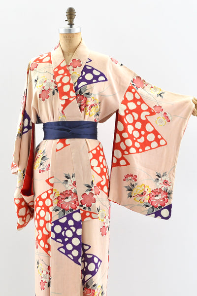 1940s Dream Play Kimono - Pickled Vintage