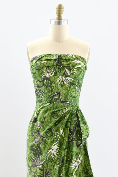 1950s Sarong Dress - Pickled Vintage