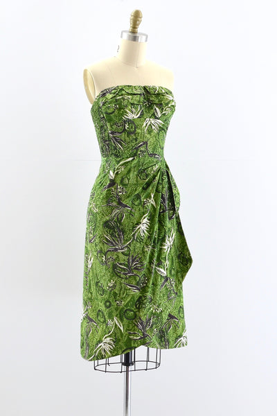 1950s Sarong Dress - Pickled Vintage