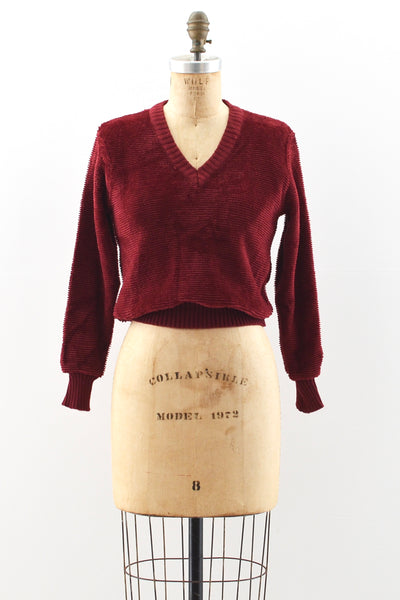 1970s Textured Ribbed Sweater - Pickled Vintage