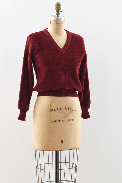 1970s Textured Ribbed Sweater - Pickled Vintage