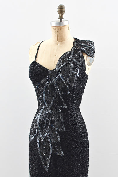 Trailing Foliage Dress - Pickled Vintage