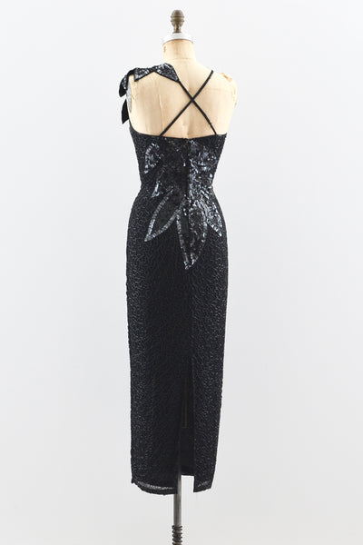 Trailing Foliage Dress - Pickled Vintage
