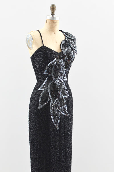 Trailing Foliage Dress - Pickled Vintage