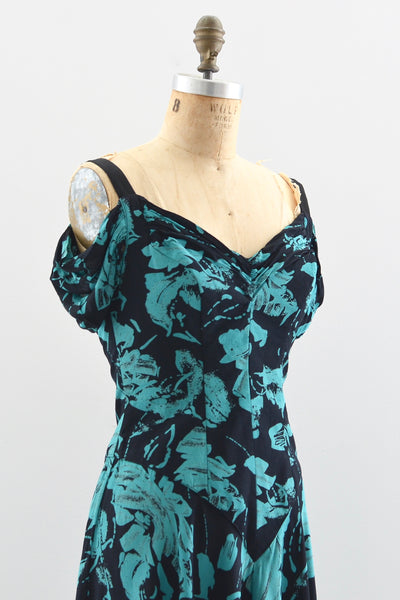 Lace-up Back Dress - Pickled Vintage