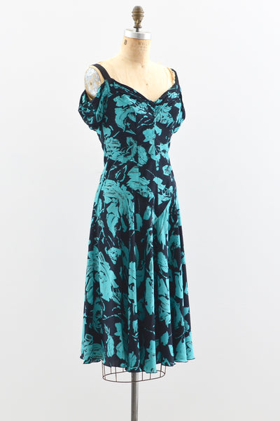 Lace-up Back Dress - Pickled Vintage