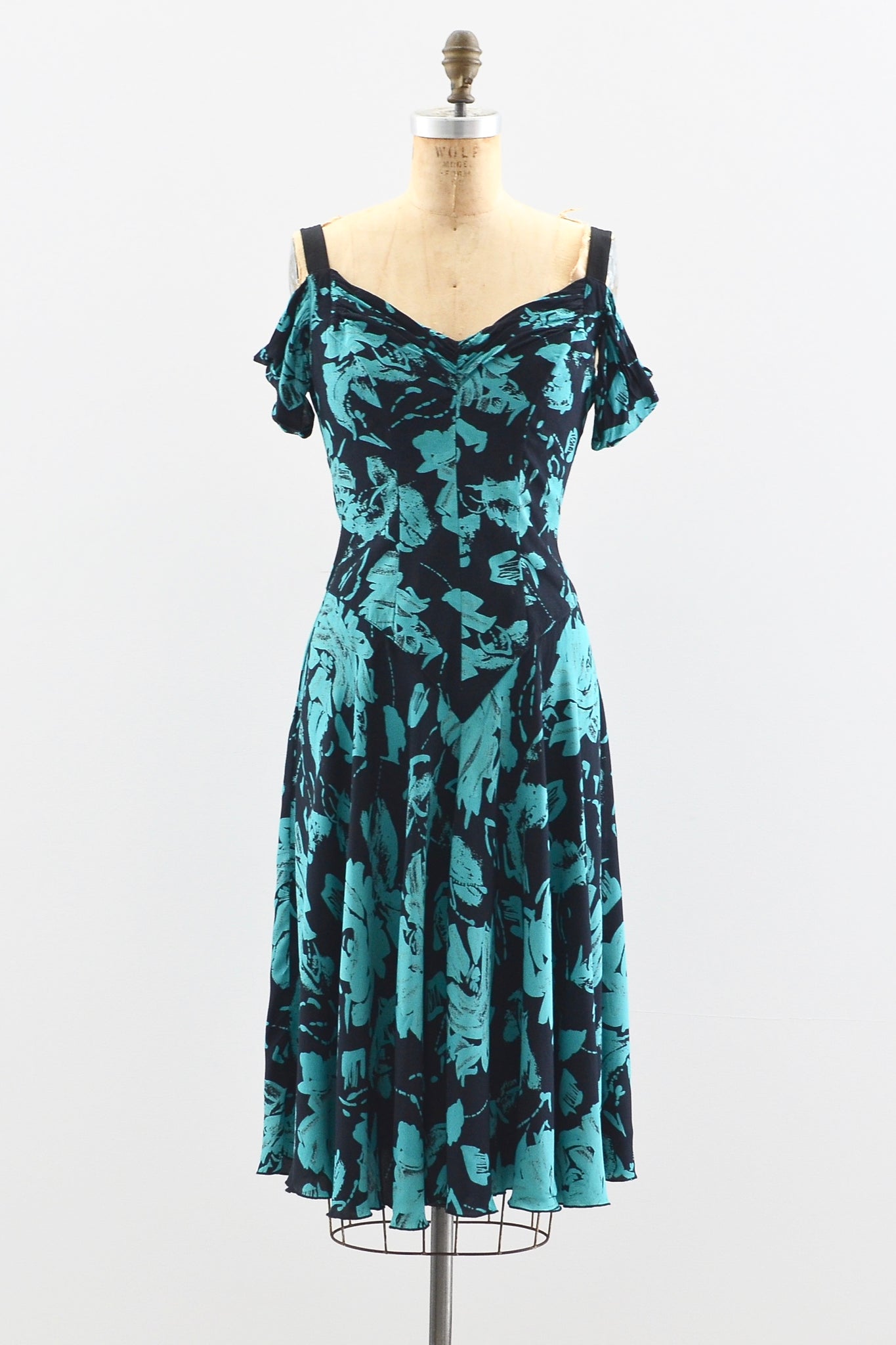 Lace-up Back Dress - Pickled Vintage