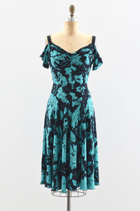 Lace-up Back Dress - Pickled Vintage