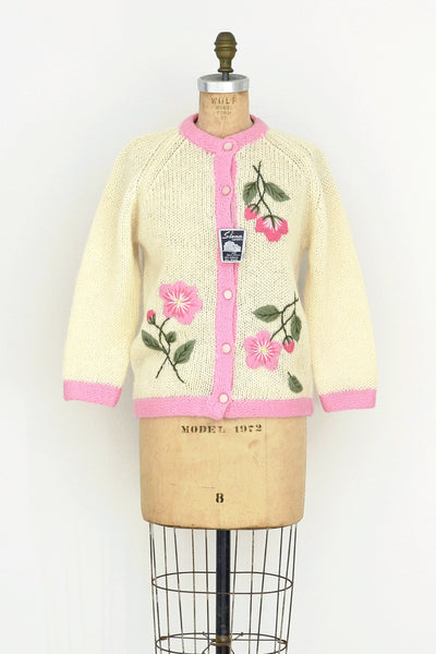 Embroidered Cardigan - Pickled Vintage
