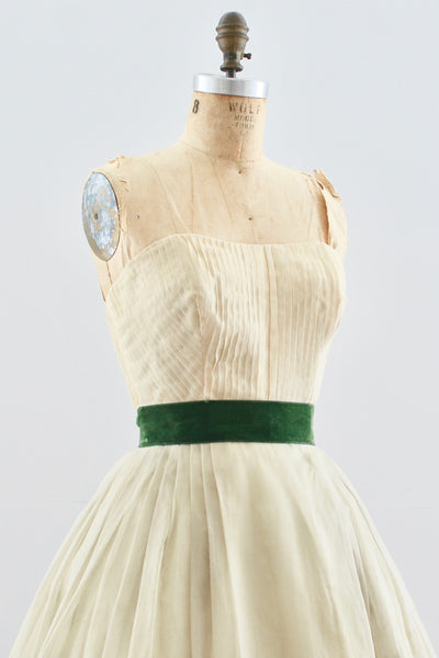 Veranda Garden Strapless Dress - Pickled Vintage