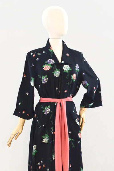 1940s Saybury Maxi Dress - Pickled Vintage