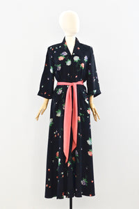1940s Saybury Maxi Dress - Pickled Vintage