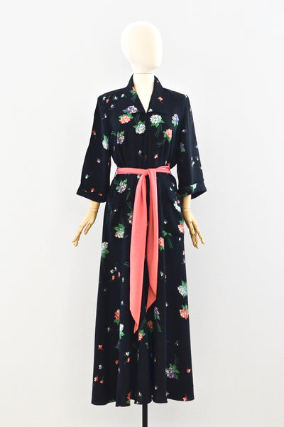 1940s Saybury Maxi Dress - Pickled Vintage