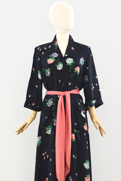 1940s Saybury Maxi Dress - Pickled Vintage