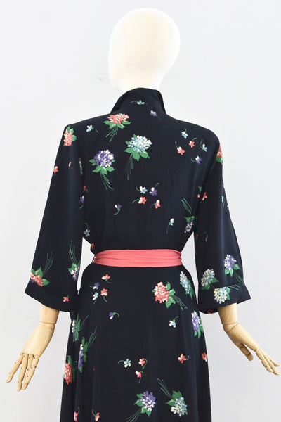 1940s Saybury Maxi Dress - Pickled Vintage
