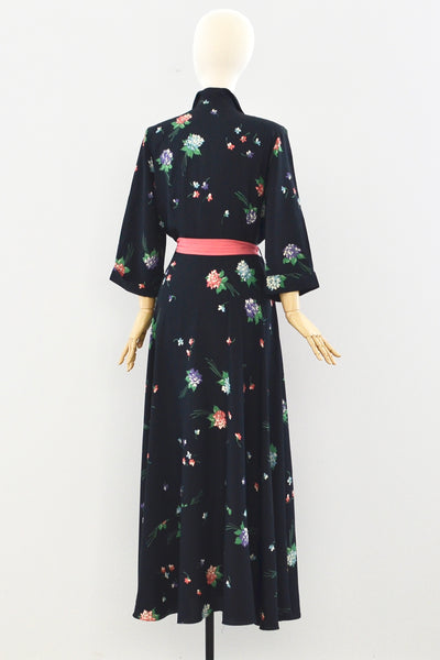 1940s Saybury Maxi Dress - Pickled Vintage