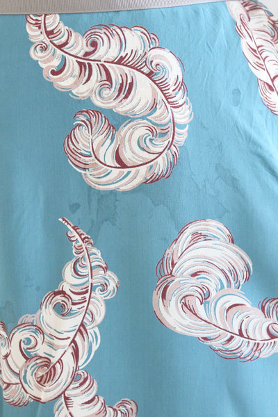 1940s Saybury Feather Dress - Pickled Vintage