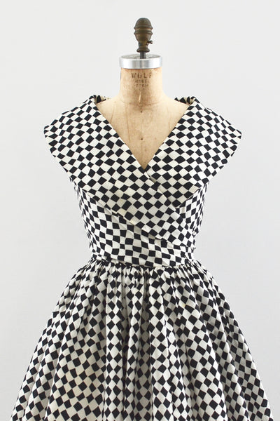 Harlequin Dress - Pickled Vintage