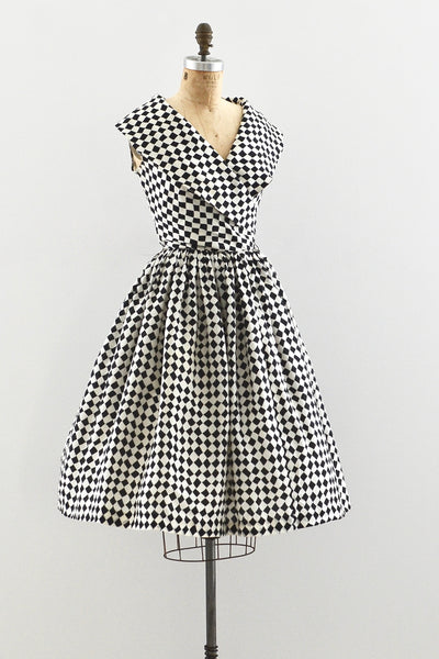 Harlequin Dress - Pickled Vintage
