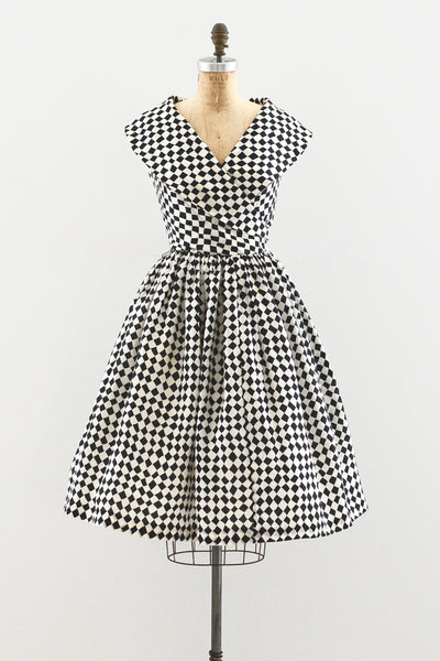Harlequin Dress - Pickled Vintage