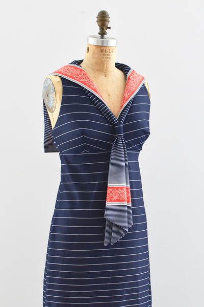 Sailor Maxi Dress - Pickled Vintage