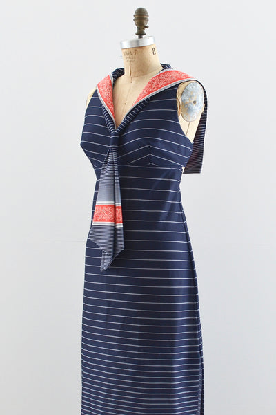Sailor Maxi Dress - Pickled Vintage