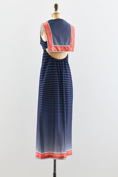 Sailor Maxi Dress - Pickled Vintage