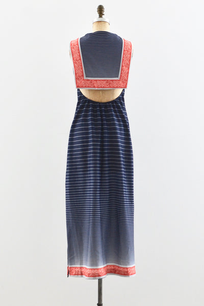 Sailor Maxi Dress - Pickled Vintage