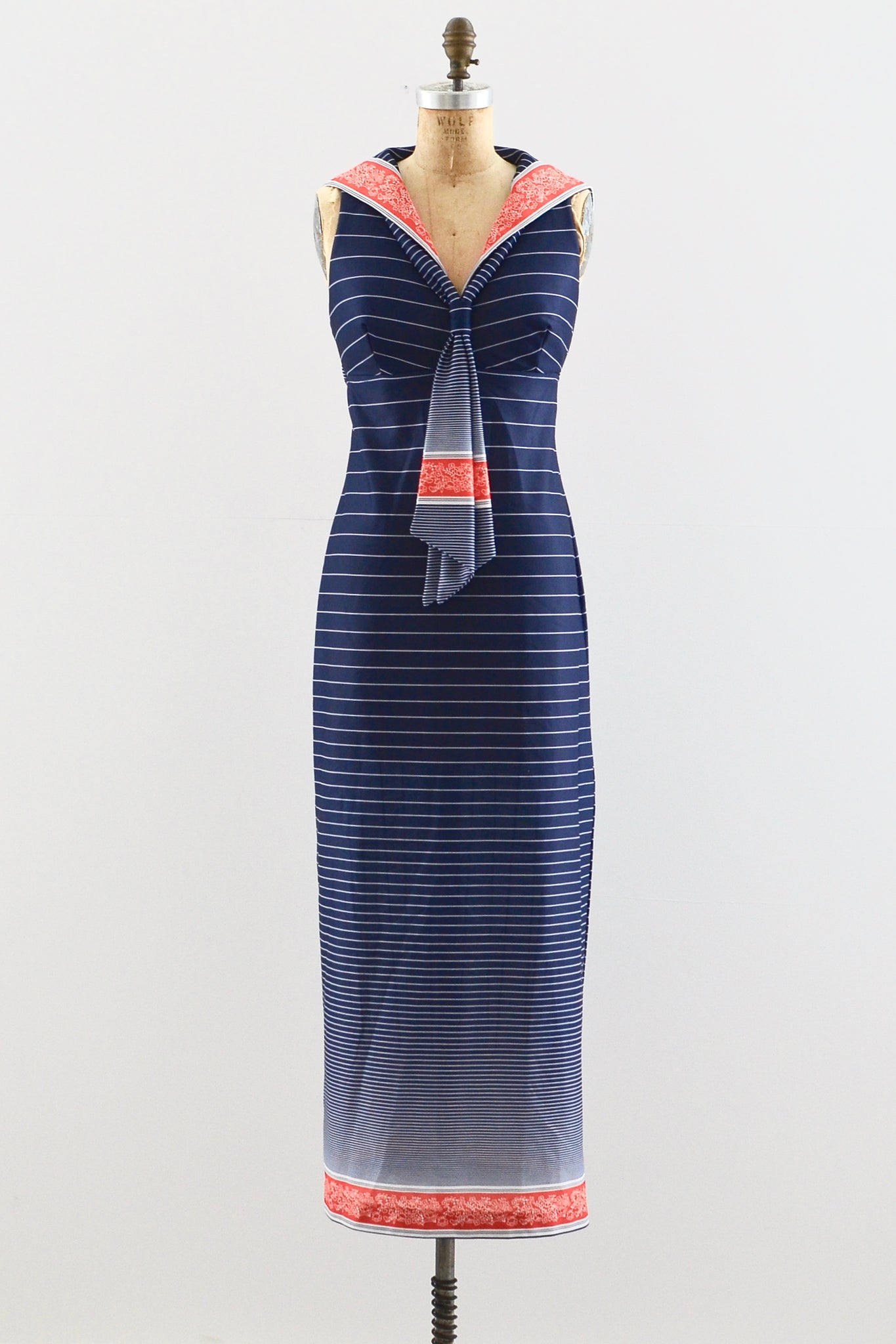 Sailor Maxi Dress - Pickled Vintage