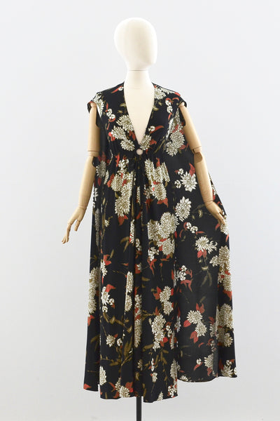 Georgie Keyloun Cape Dress - Pickled Vintage