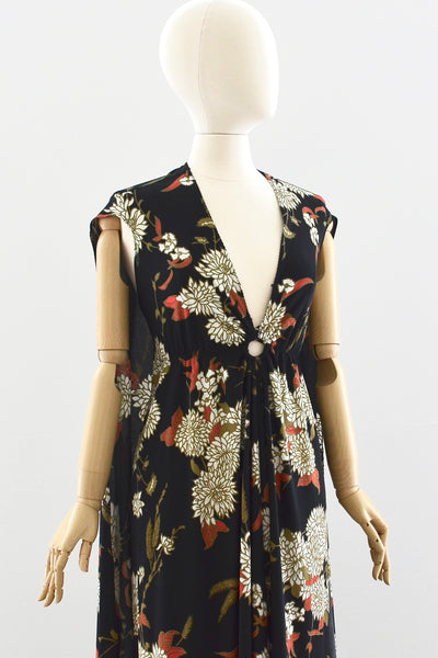 Georgie Keyloun Cape Dress - Pickled Vintage