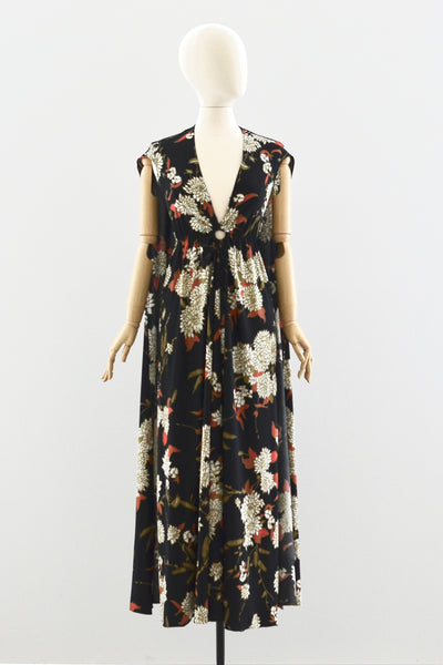 Georgie Keyloun Cape Dress - Pickled Vintage