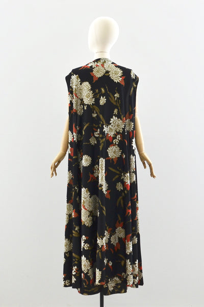 Georgie Keyloun Cape Dress - Pickled Vintage