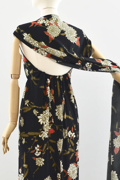 Georgie Keyloun Cape Dress - Pickled Vintage