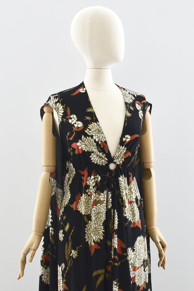 Georgie Keyloun Cape Dress - Pickled Vintage
