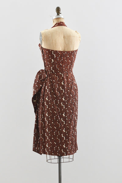 1950s Silk Sarong Style Dress - Pickled Vintage