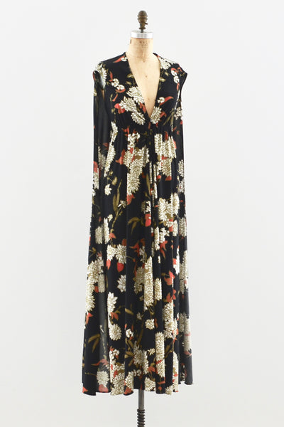 Georgie Keyloun Cape Dress - Pickled Vintage