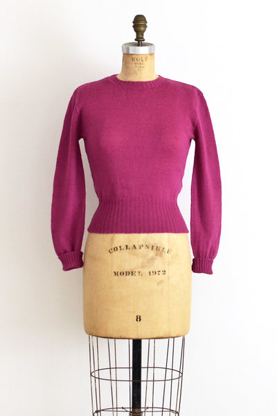 Plum Sweater - Pickled Vintage