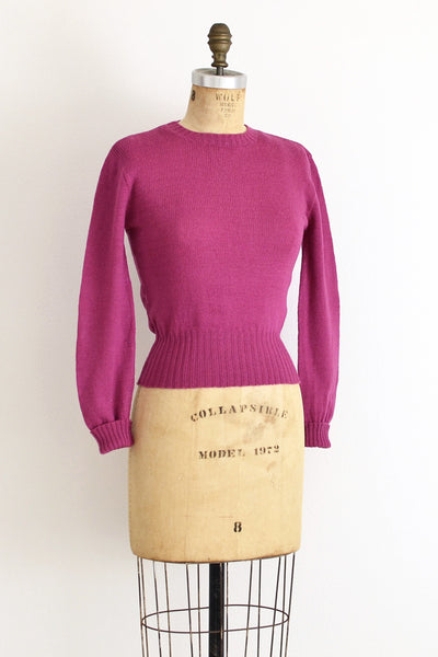 Plum Sweater - Pickled Vintage