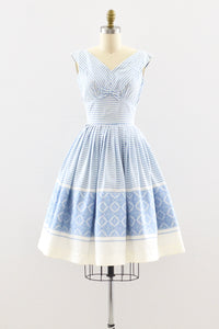 1950s Striped Dress