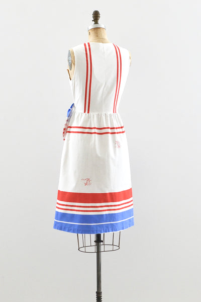 Nautical Wrap Dress