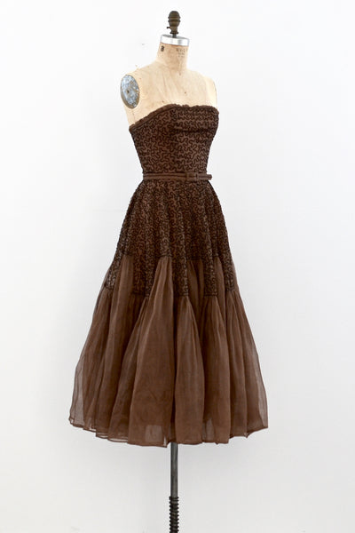 1940's Soutache Dress / XS