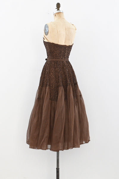 1940's Soutache Dress / XS