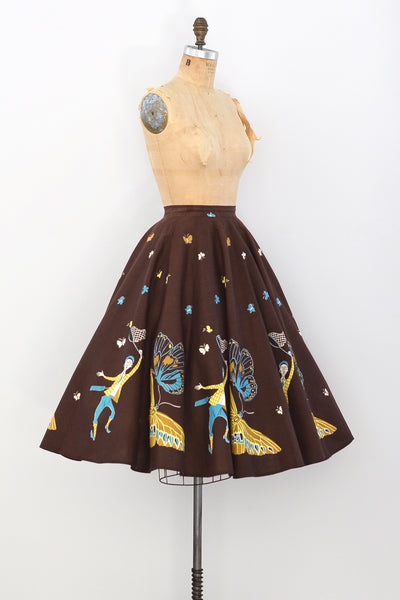 50s Butterfly Catcher Skirt