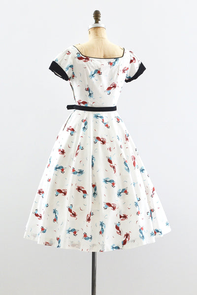 1950s Novelty Print Dress
