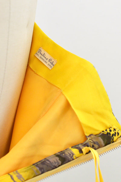 Rare Pauline Lake Silk Dress