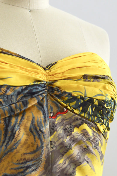 Rare Pauline Lake Silk Dress