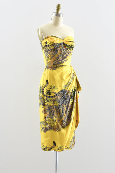Rare Pauline Lake Silk Dress