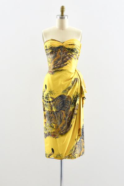 Rare Pauline Lake Silk Dress