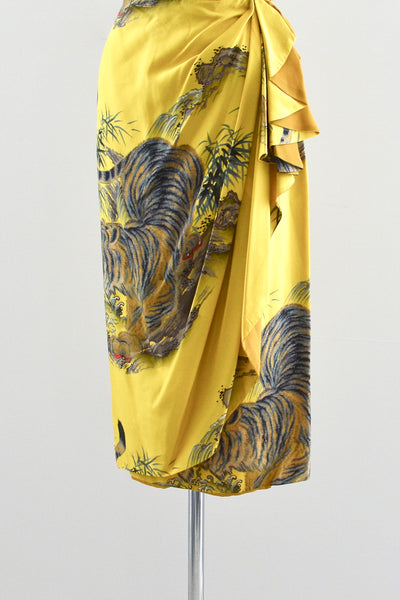 Rare Pauline Lake Silk Dress